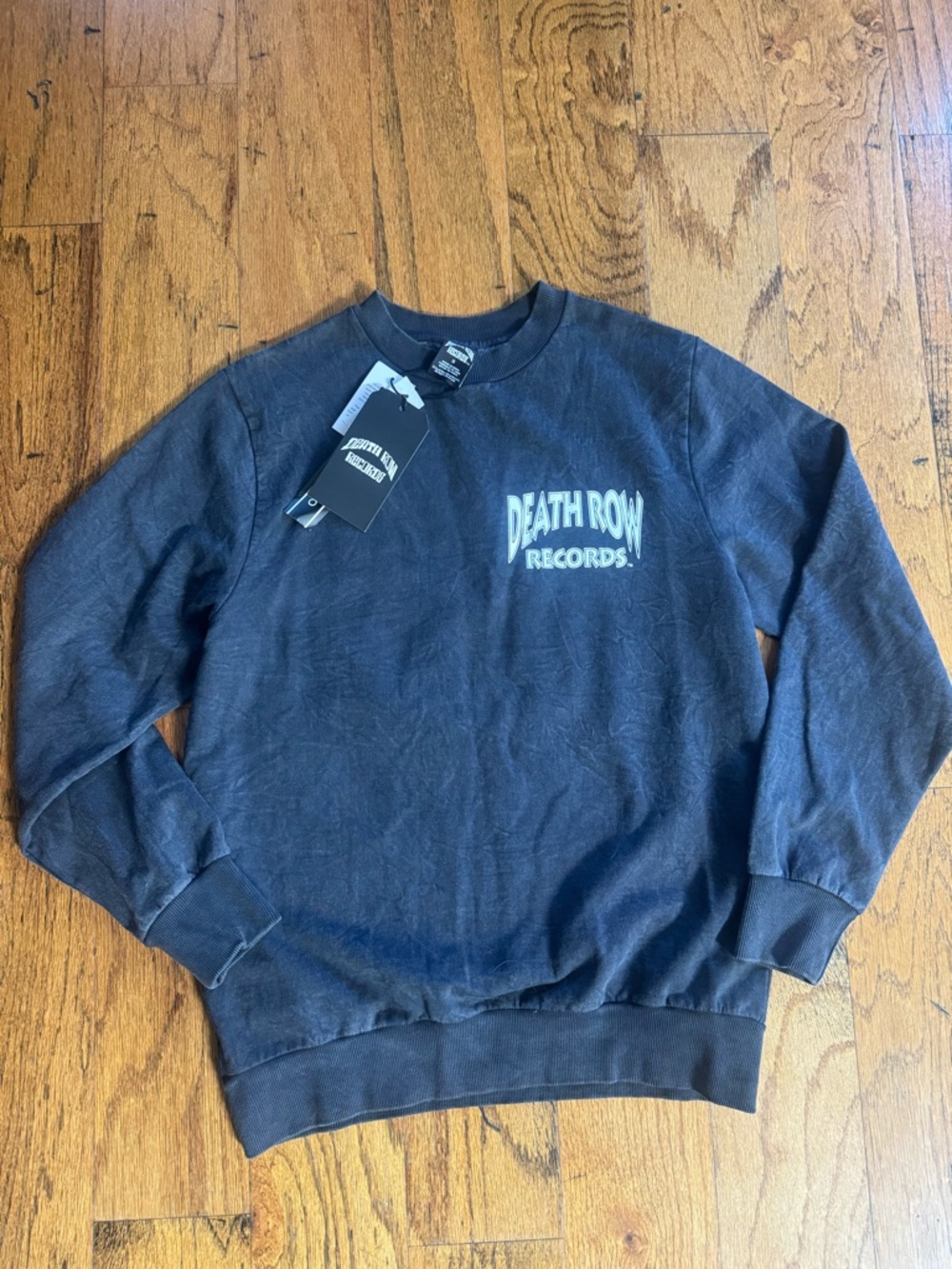 Death Row Records Men's Crewneck Sweatshirt in Black